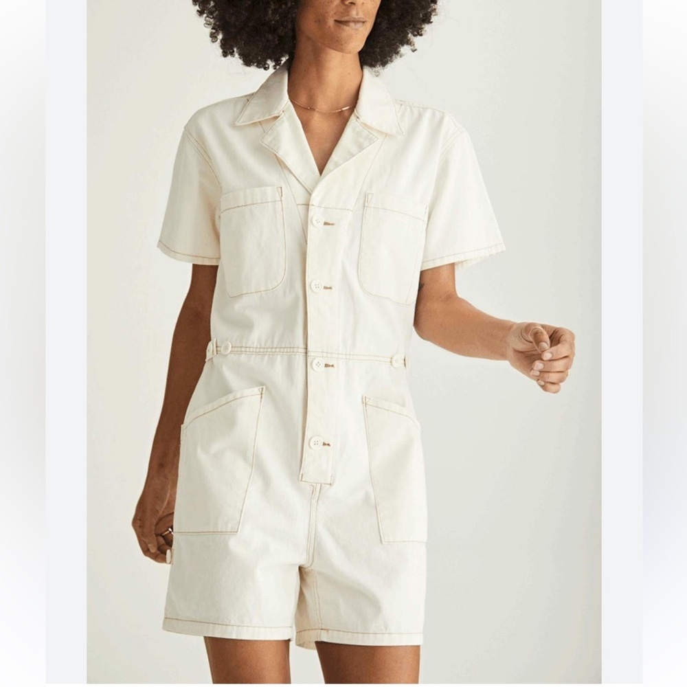 Pistola cream jumpsuit M